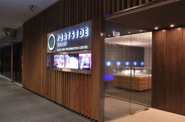 portside wharf information centre fitout