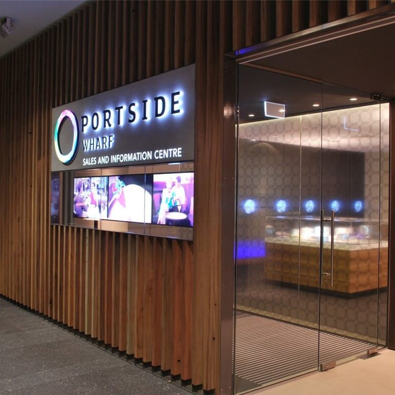 portside wharf information centre fitout