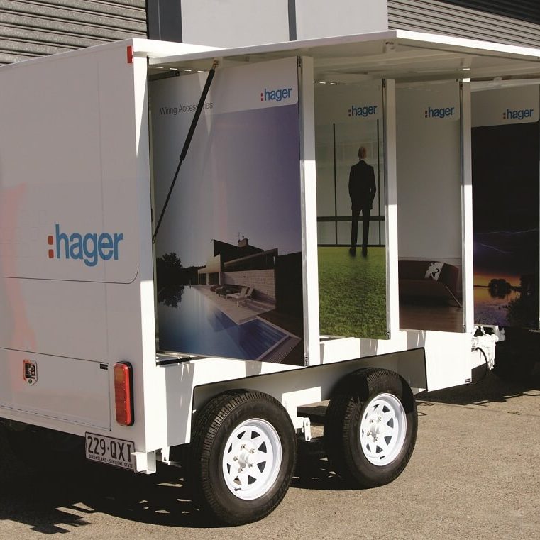 hager display vehicle panels