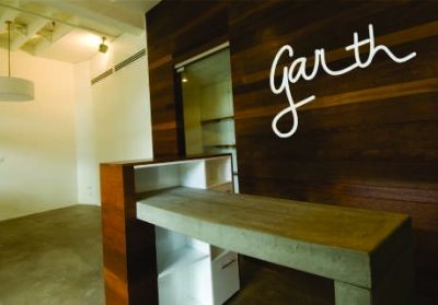 garth male grooming shop fitout