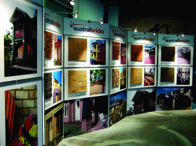 austral bricks display