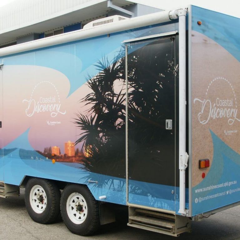external vehicle graphics coastal discovery van